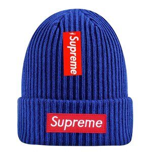 Supreme Royal Blue Cap Cuffed Beanie Adult One Size Fits Most